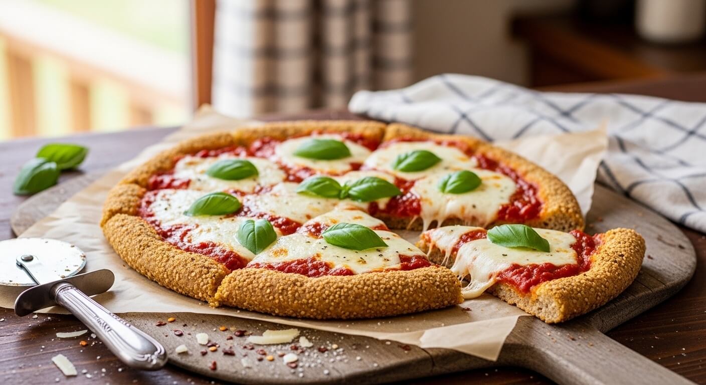 Achieve Crispy Low Carb Pizza with Almond Flour